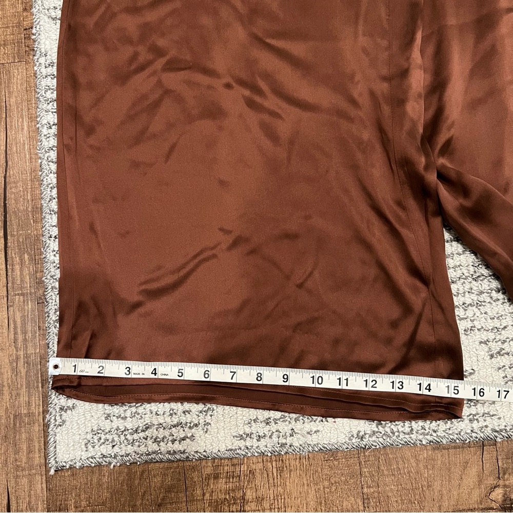 Joie 100% Silk Wide Leg Pull-On Pants - Size L - Picture 10 of 14